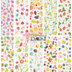 Folii de transfer, FST041 cu Fructe, set 10 bucati 96415 